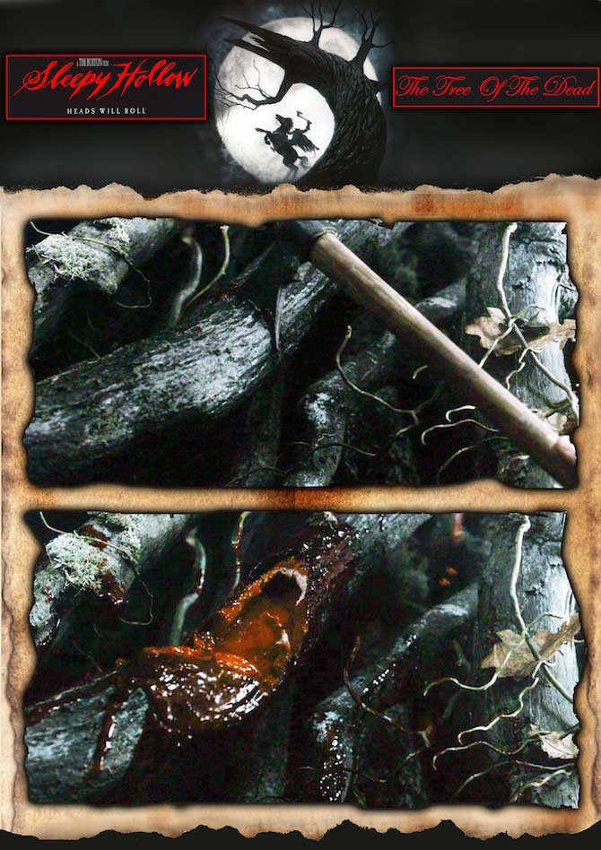 Tree of Dead Bleeding Branched props made by Derek Tomblin Creative of Hertfordshire