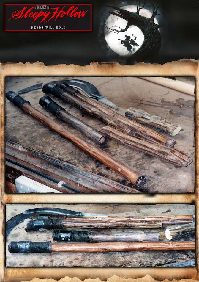 Film and TV prop maker Derek Tomblin in Hertfordshire Bedfordshire London