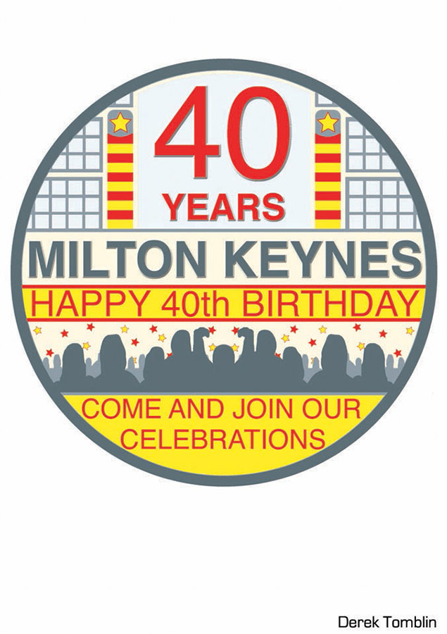 Milton Keynes @ 40 Logo 1