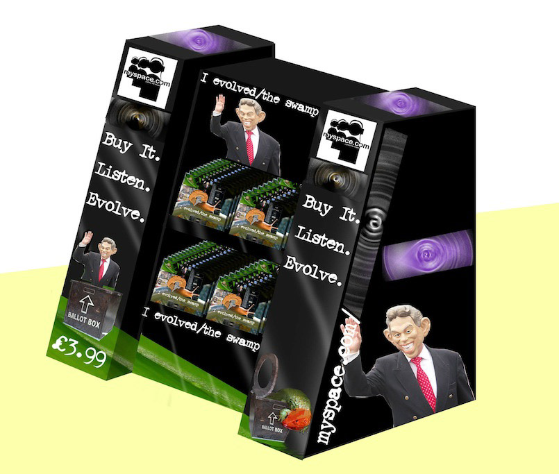 Counter Stand 1 3D-Blurred Logos