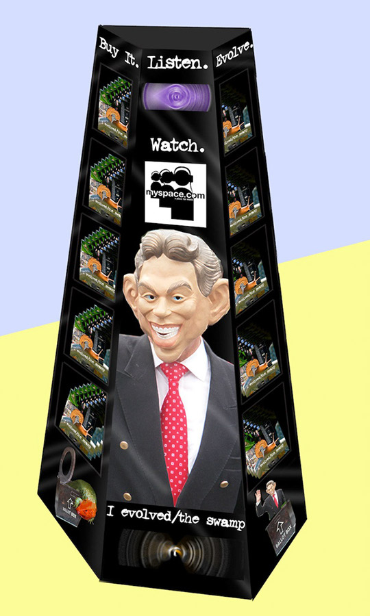 Counter Stand 3 3D-Blurred Logos