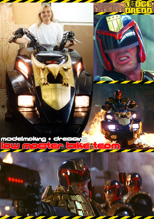 Judge Dredd Lawmaster Bike Poster 3