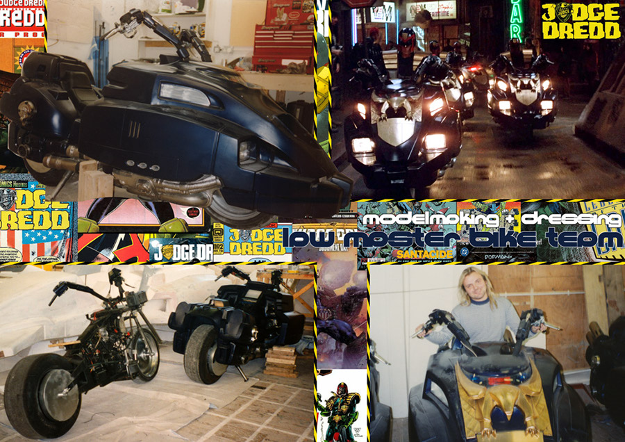 Judge Dredd Lawmaster Bike Poster 2